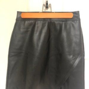 LOFT Vegan Leather Skirt